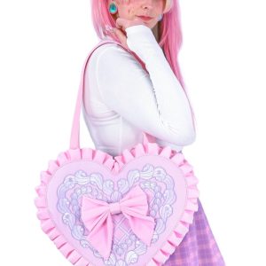 Product Image for Frosted Heart Oversized Handbag