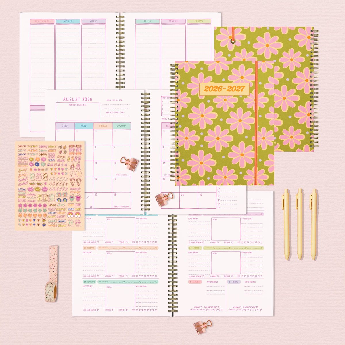 Product Image for 2026-2027 Dated Academic Planners: Loop De Loop