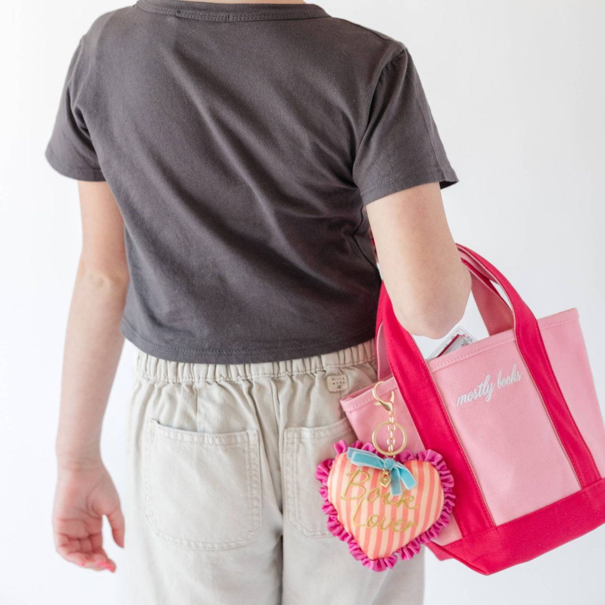 Product Image for Book Lover Heart Bag Charm
