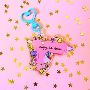 Product Image for Crafty Lil Bitch Keychain