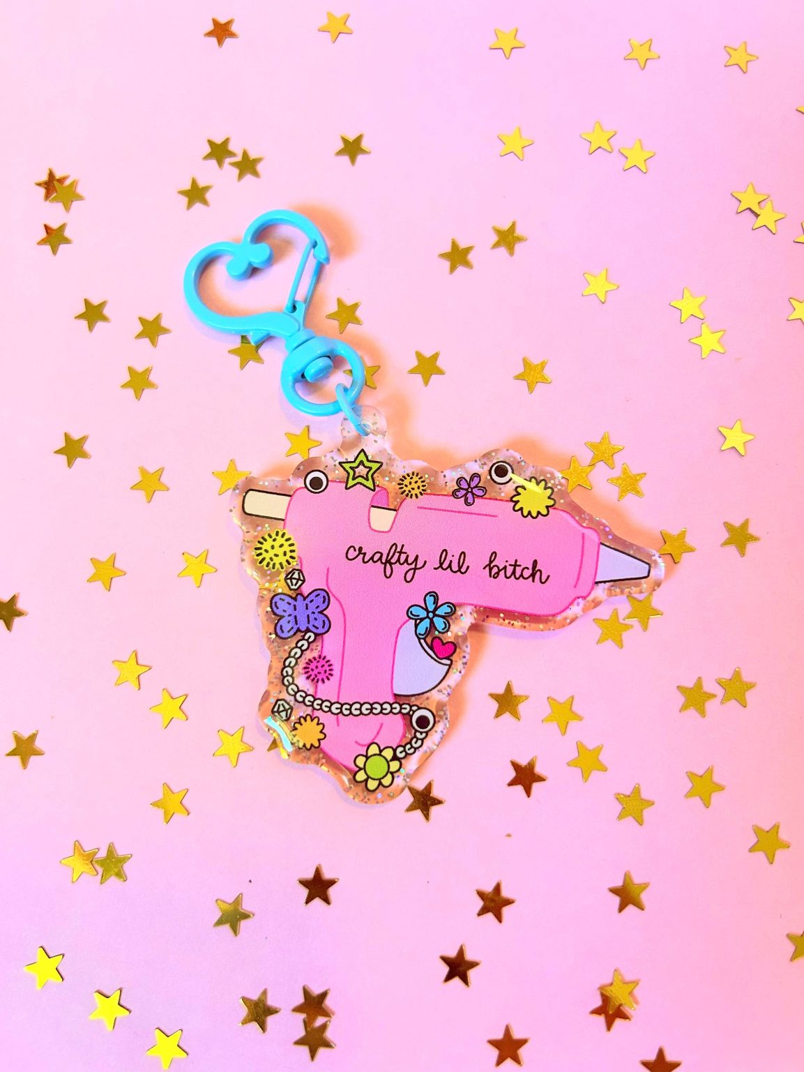 Product Image for Crafty Lil Bitch Keychain