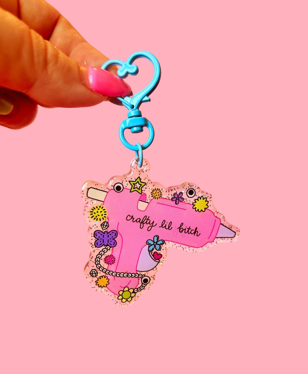 Product Image for Crafty Lil Bitch Keychain