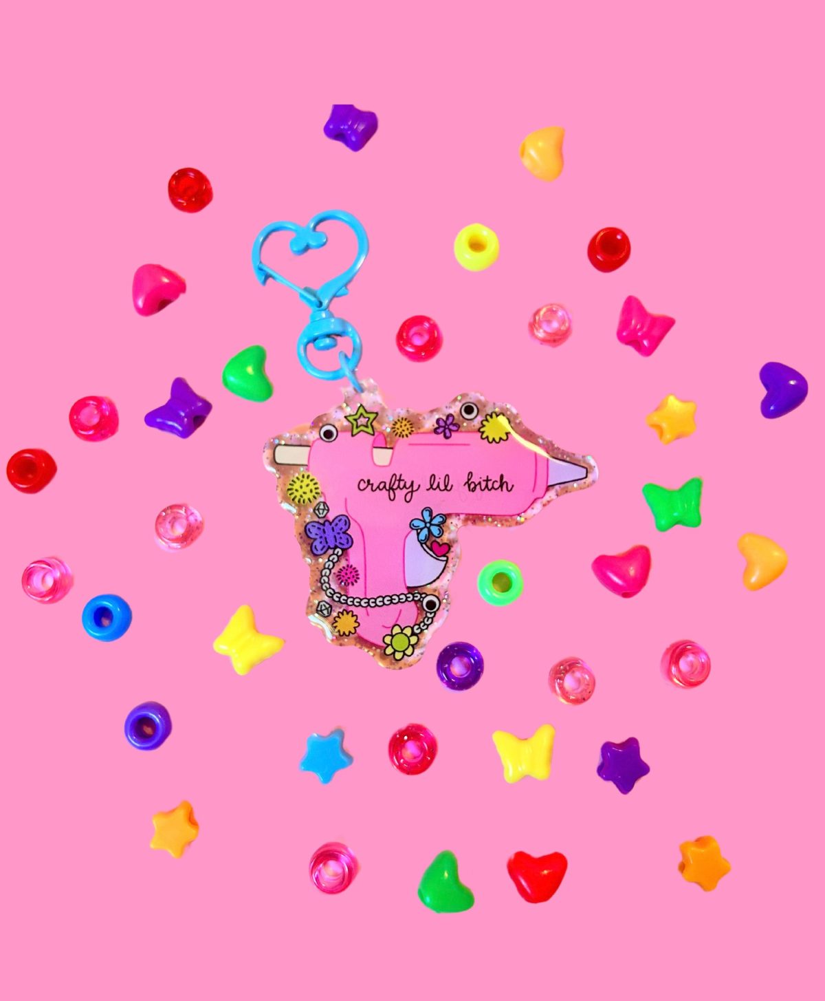 Product Image for Crafty Lil Bitch Keychain