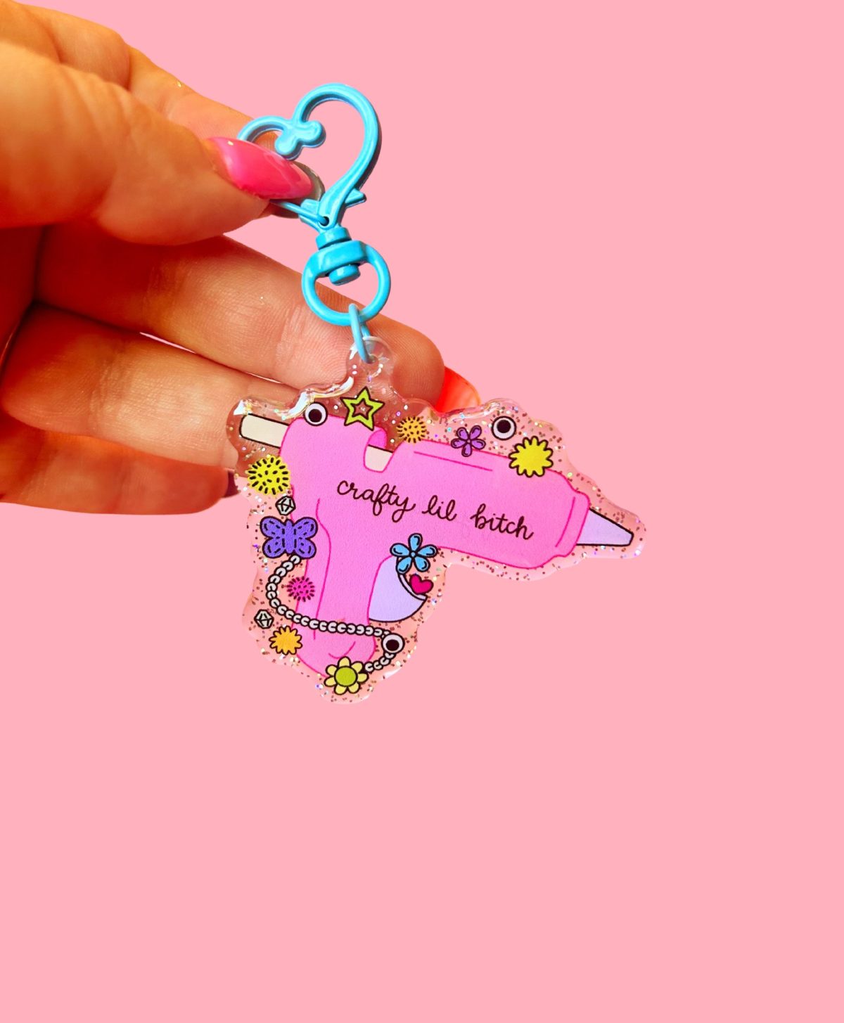 Product Image for Crafty Lil Bitch Keychain
