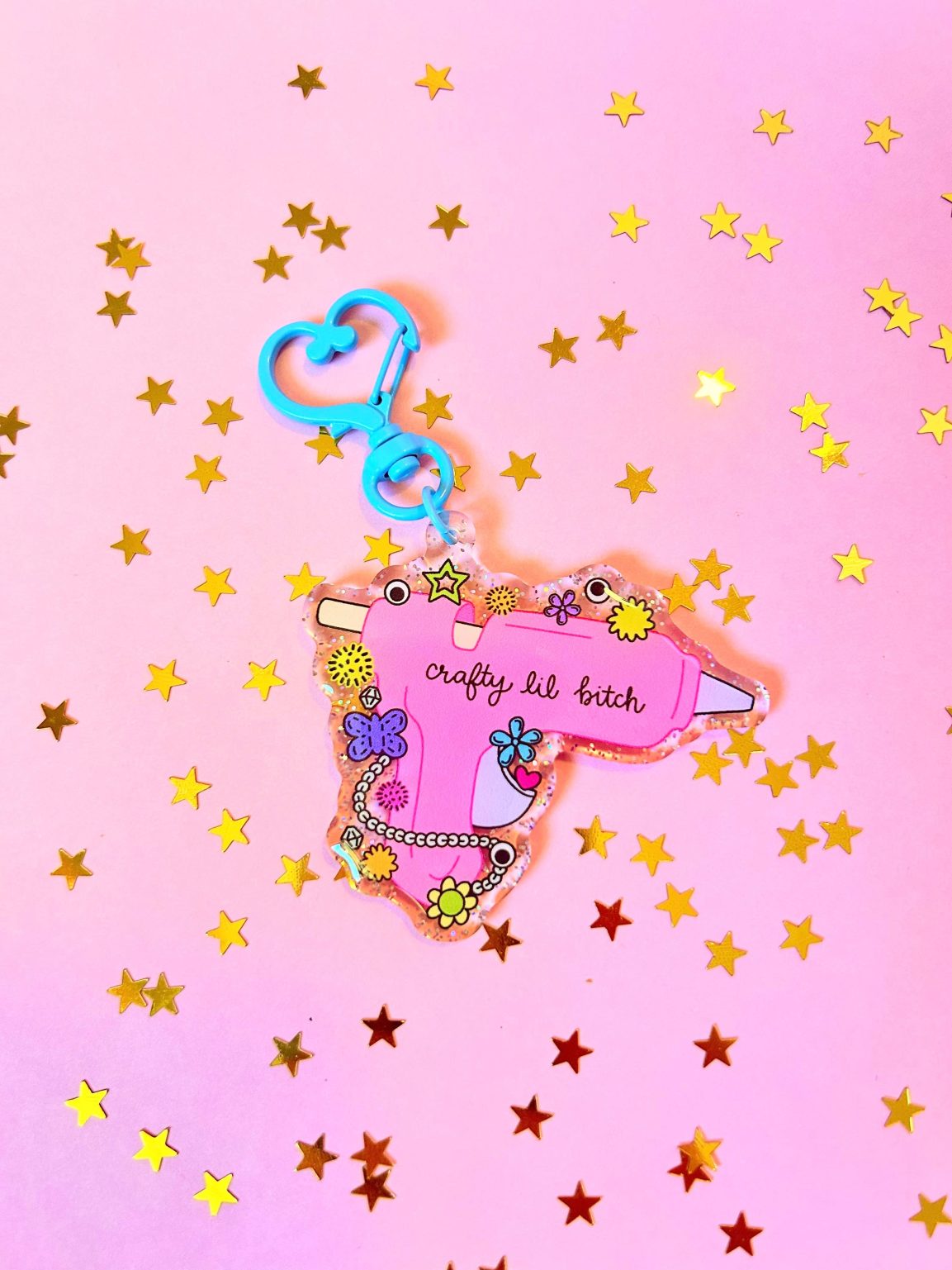 Product Image for Crafty Lil Bitch Keychain
