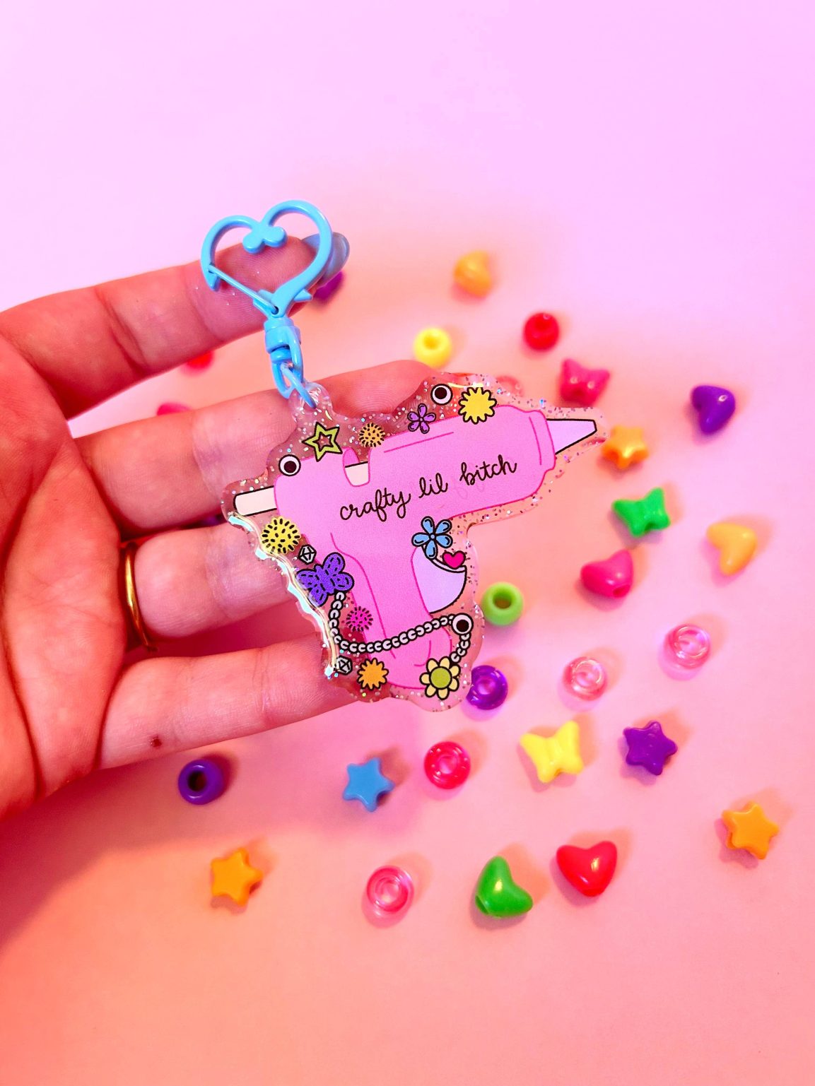 Product Image for Crafty Lil Bitch Keychain