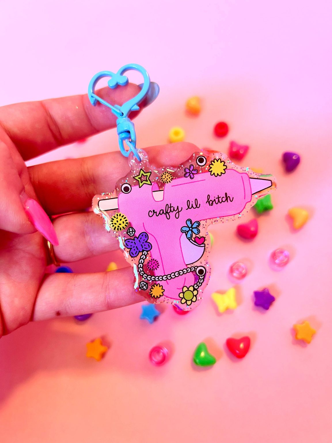 Product Image for Crafty Lil Bitch Keychain