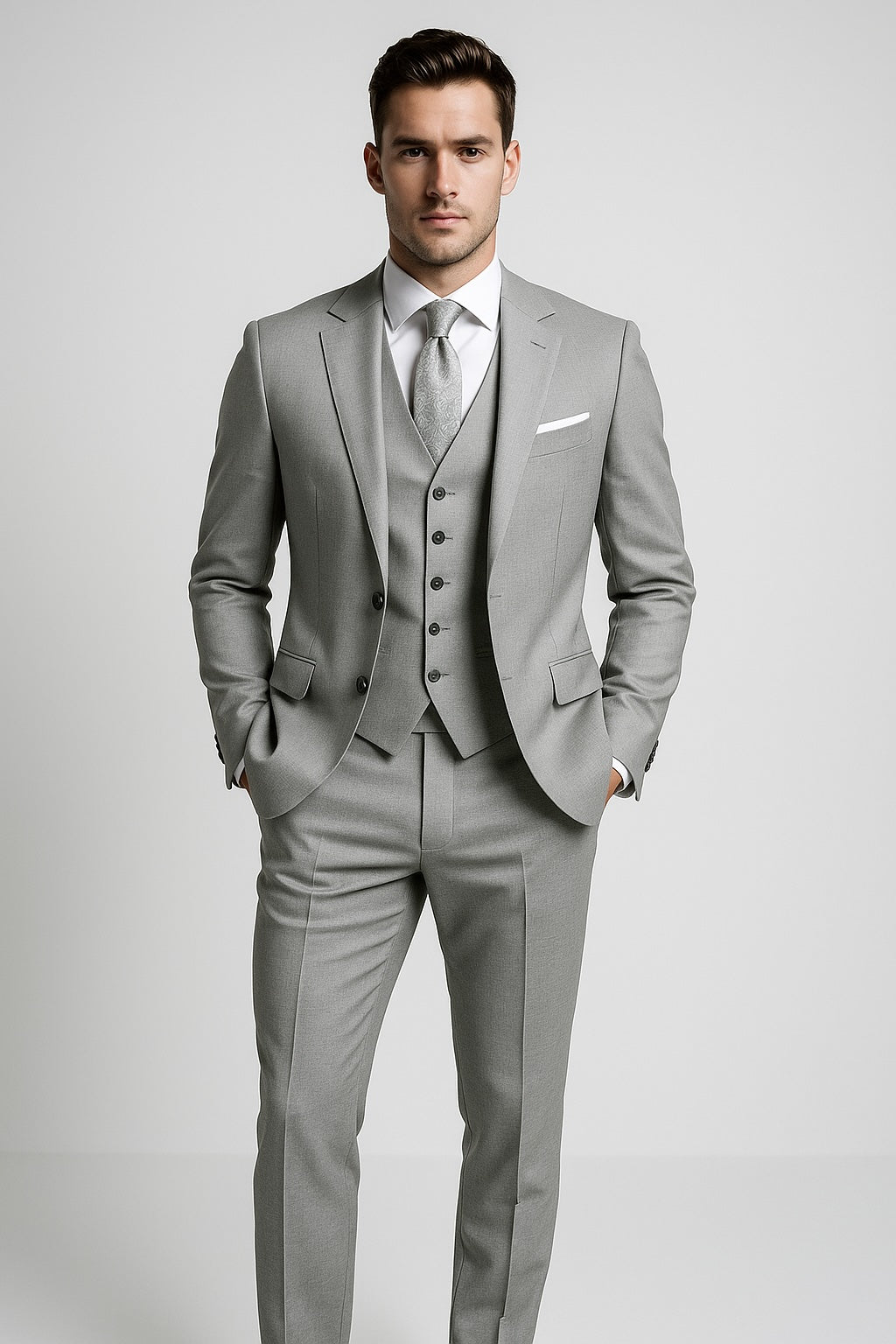 Product Image for The Coral Coast – Light Grey 2-Piece with Coral Accents