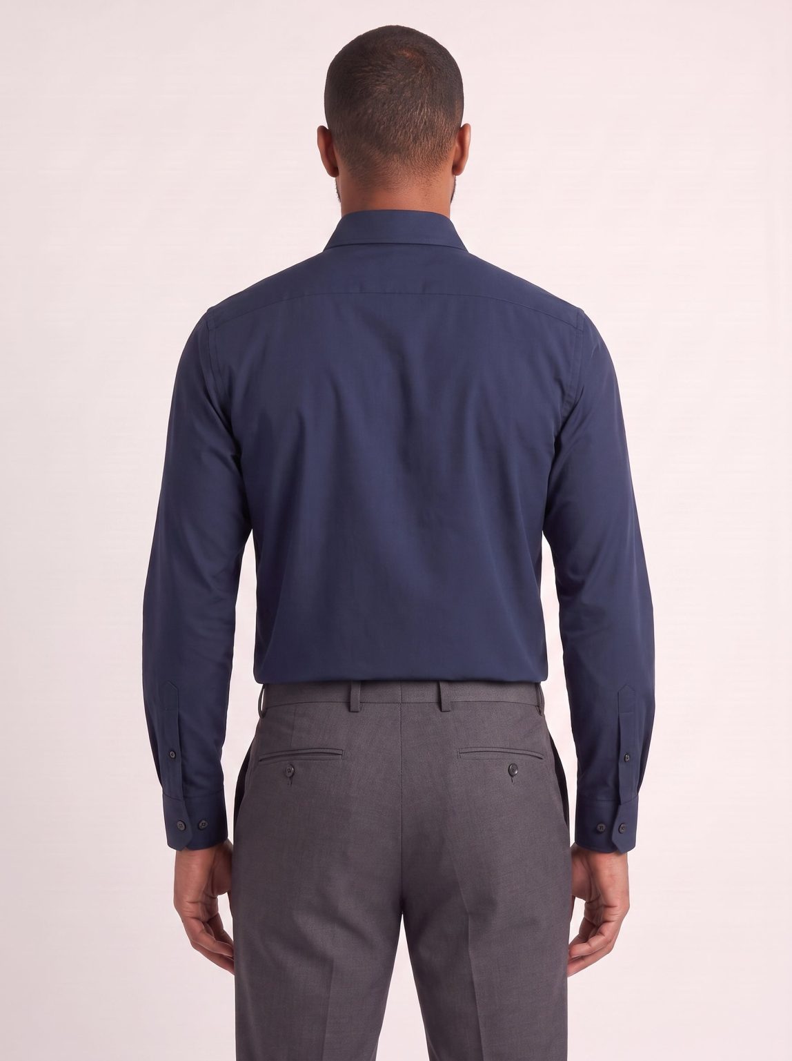 Product Image for Navy Classic Fit Dress Shirt