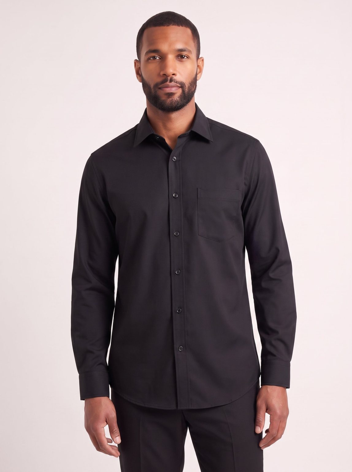 Product Image for Black Classic Fit Dress Shirt