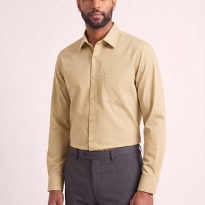 Product Image for Tan Classic Fit Dress Shirt