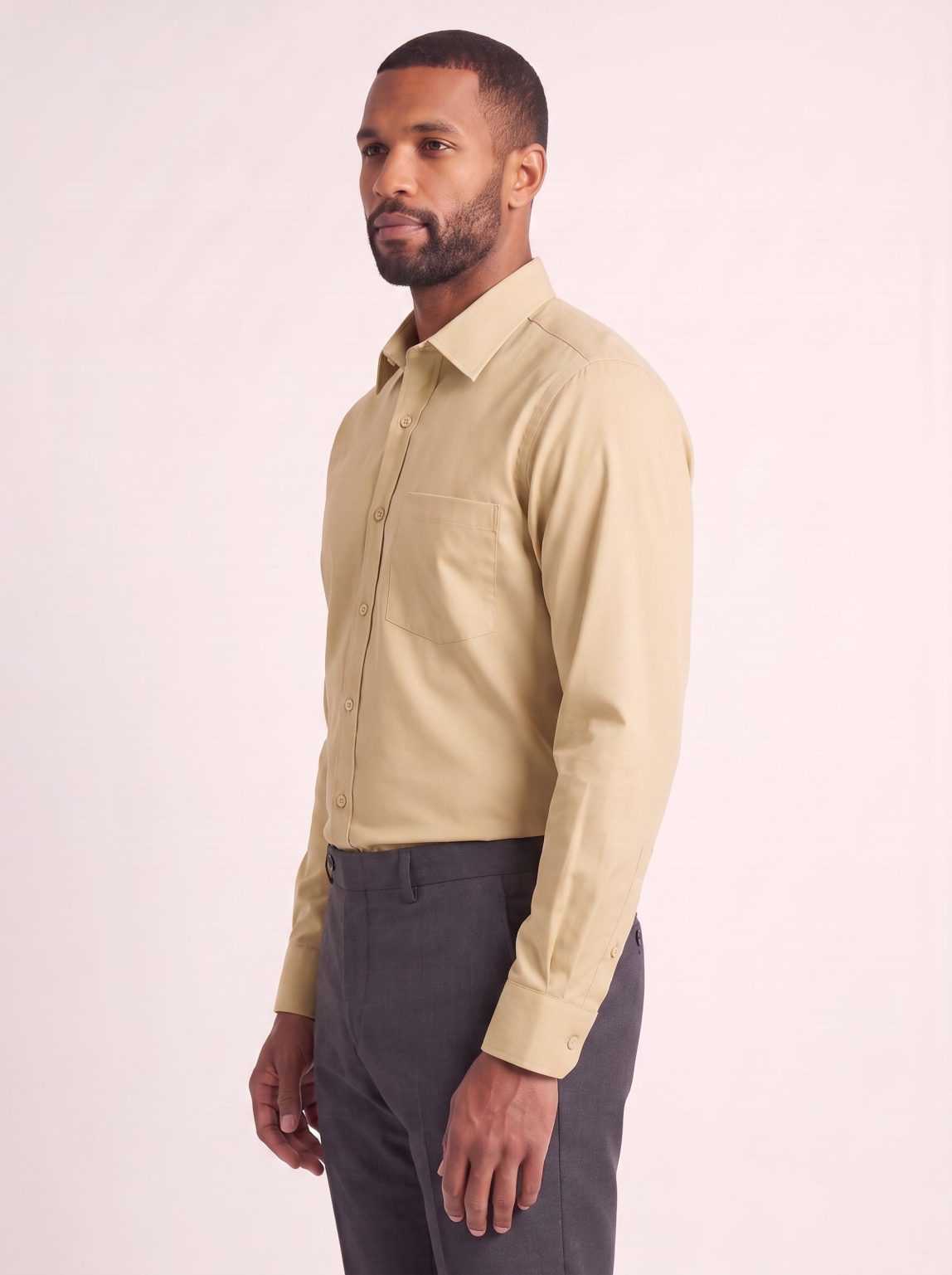 Product Image for Tan Classic Fit Dress Shirt