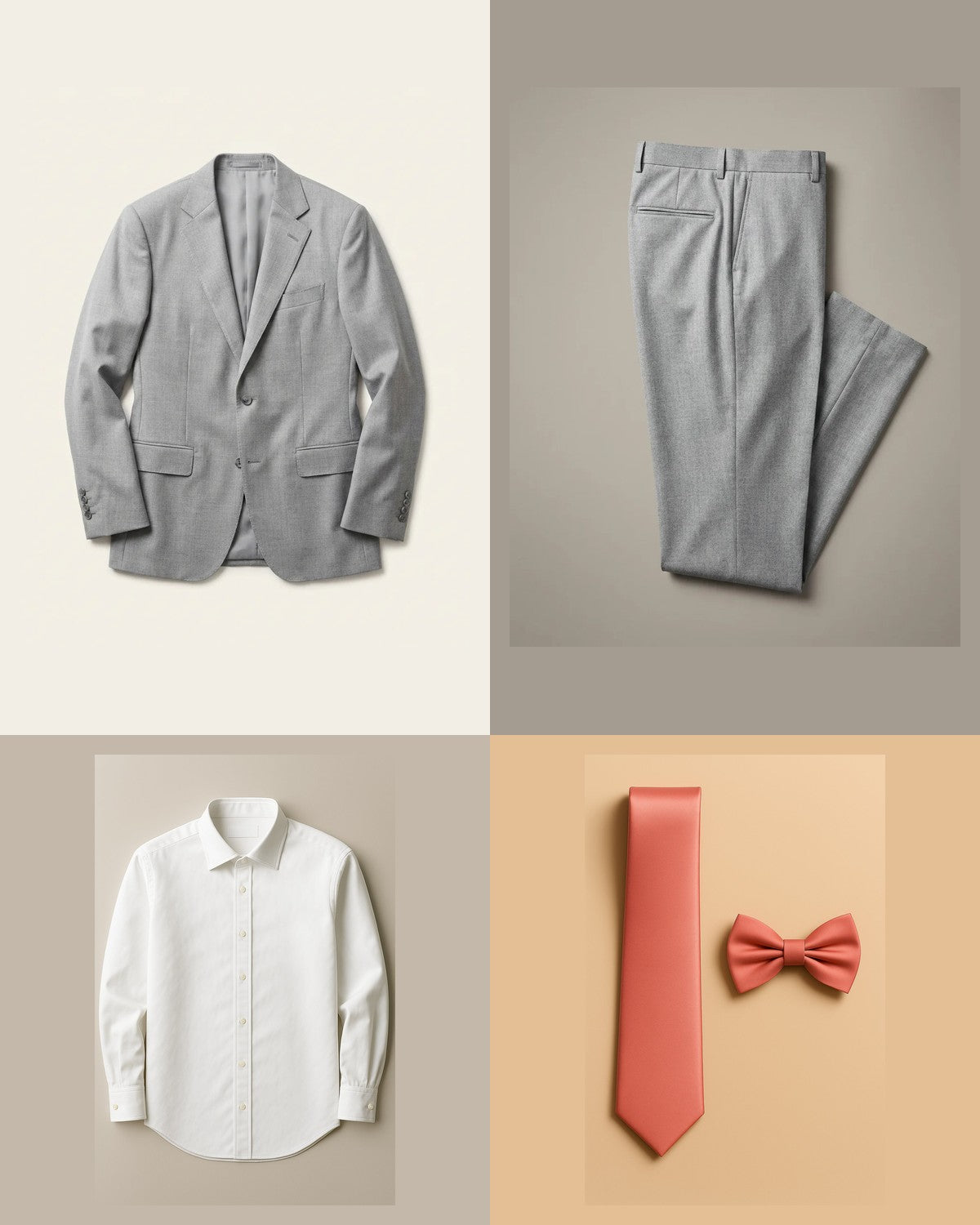 Product Image for The Coral Coast – Light Grey 2-Piece with Coral Accents