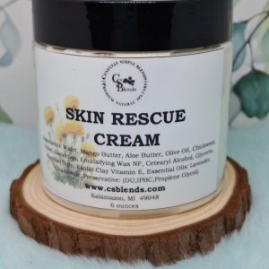 Product Image for “Skin Rescue” Herbal Cream for Very Dry, Itchy, & Sensitive Skin – Violet, Chickweed, Dandelion.
