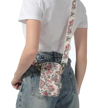 Product Image for Floral Embroidered Phone Crossbody Bag