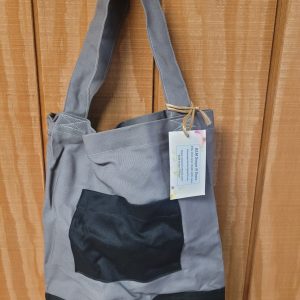 Product Image for Grey and Black Shopping Tote