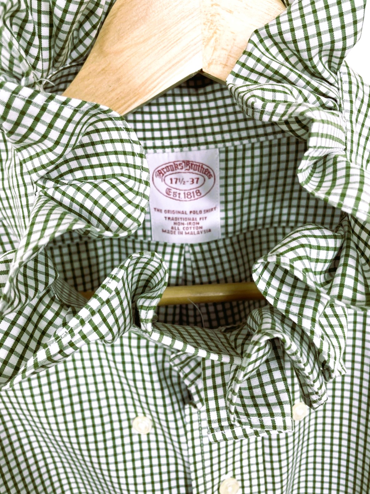 Product Image for Ruffle Collar Shirt; Upcycled; Classic; Game Day Colors; Size XL