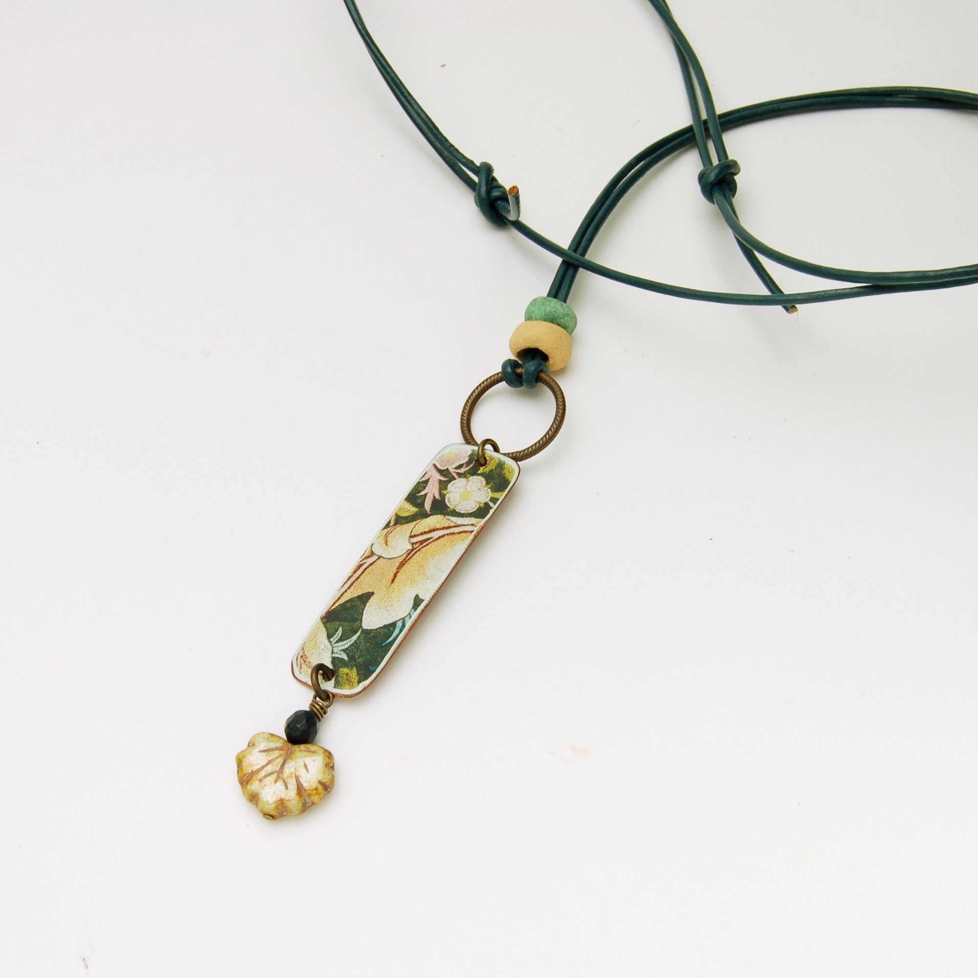 Product Image for William Morris Adjustable Tag Necklace
